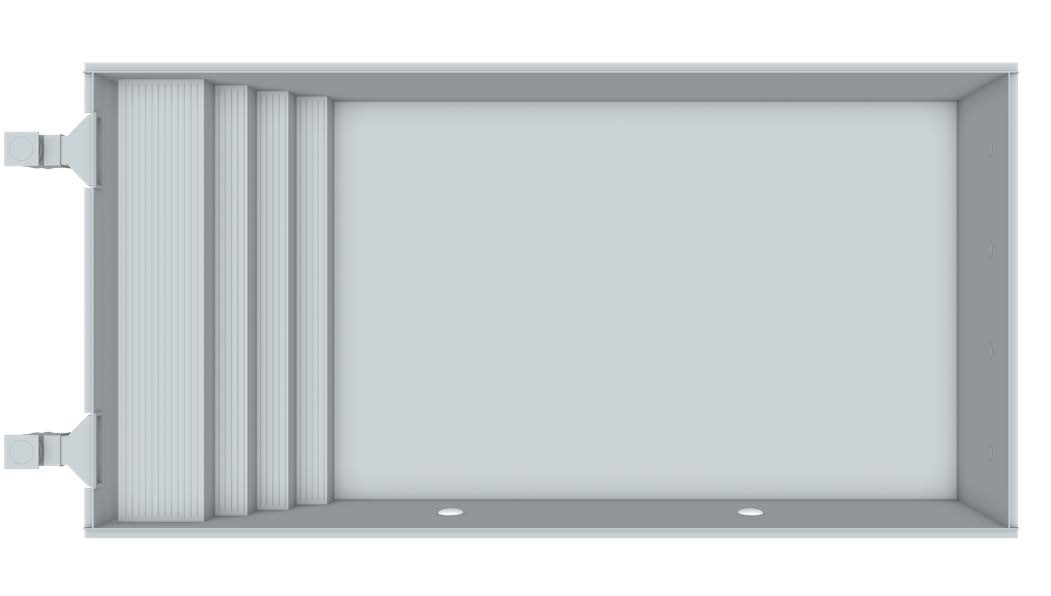 Trap over de volledige breedte